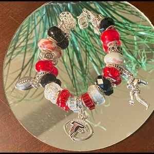 Atlanta Falcons charm bracelet